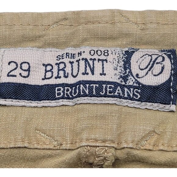 BRUNT Pants Womens Size 29x32 Brown Cargo Utility Workwear Hiking Outdoors - Picture 7 of 16